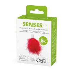 Catit Senses 2.0 Refill-fjädrar till Akiveringsleksak Flugsvamp 6-pack