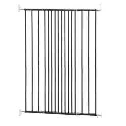 DogSpace Charlie Hundgrind Svart 62,5-106,8x103 cm