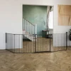 DogSpace Max 2-i-1 Hundgrind/Valphage Svart