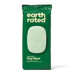 Earth Rated Komposterbara Våtservetter Oparfymerade 100-pack