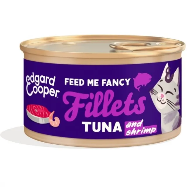 Edgard & Cooper Cat Adult Fillets Tuna & Shrimp 70 g