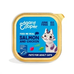 Edgard&Cooper Cat Adult Paté Salmon & Chicken 85 g