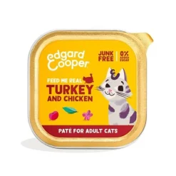 Edgard&Cooper Cat Adult Paté Turkey & Chicken 85 g