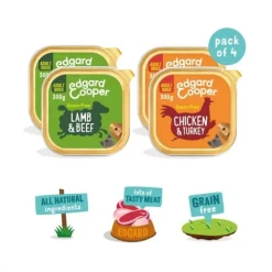 Edgard & Cooper Dog Adult Multipack 4 x 300 g