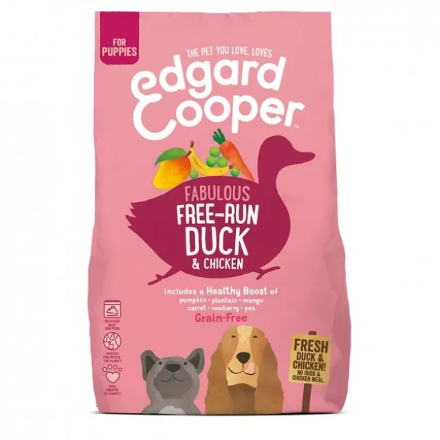 Edgard & Cooper Dog Grain Free Puppy Duck & Chicken