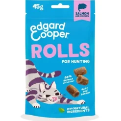 Edgard&Cooper Rolls Mjukt Kattgodis Lax & Kyckling 45 g