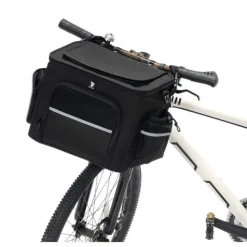 Feel Active Cykelkorg med Metallstomme Svart