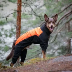 Feel Active Helsingborg Hundoverall Reflex Svart/Orange