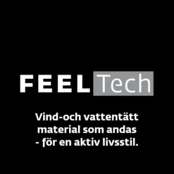 Feel Active Kiruna Regnjacka Svart