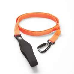 Feel Active Nylonkoppel med karbin och neoprenhandtag Orange