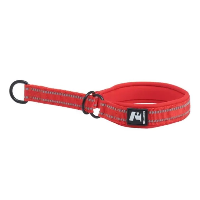 Feel Active Vadderat Hundhalsband Halvstryp Röd