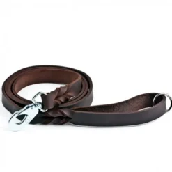 Feel Leather Braid Läderkoppel BGB Brun