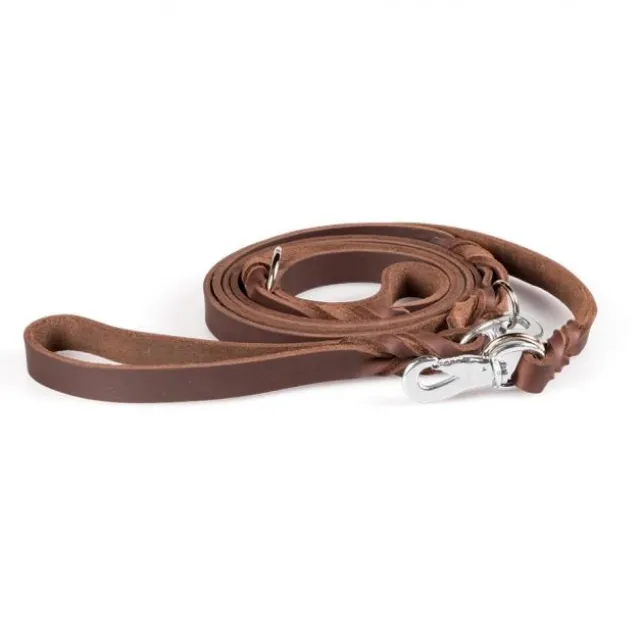 Feel Leather Braid Läderkoppel Multi BGB Brun