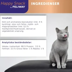 Feliway Happy Snack Kyckling 6 x 15 g