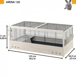 Ferplast Arena 120 Kaninbur 125x64,5x51 cm