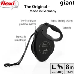 Flexi Giant L Black Edition 8 m Band