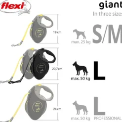 Flexi Giant L Black Edition 8 m Band