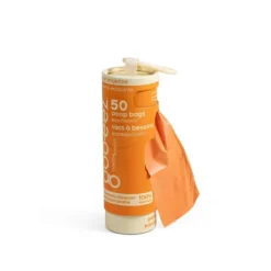 Goo-eez Bajspåsar med Hållare Tangy Tangerine 50-pack