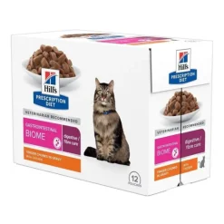 Hill's Prescription Diet Feline Gastrointestinal Biome Digestive/Fibre Care Chicken 12x85 g