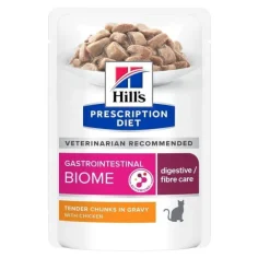 Hill's Prescription Diet Feline Gastrointestinal Biome Digestive/Fibre Care Chicken 12x85 g