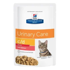 Hill's Prescription Diet Feline c/d Urinary Care Stress Salmon 12x85 g