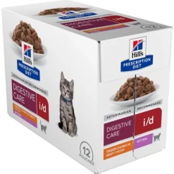 Hill's Prescription Diet Feline Kitten i/d Digestive Care Chicken 12x85 g