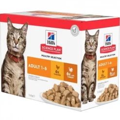 Hill's Science Plan Cat Adult Chicken & Turkey 12x85 g