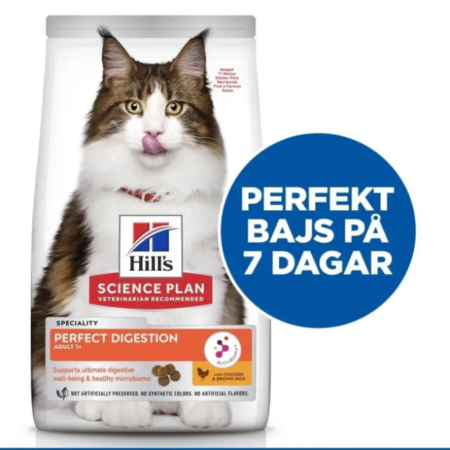 Hill's Science Plan Cat Adult Perfect Digestion Chicken & Brown Rice