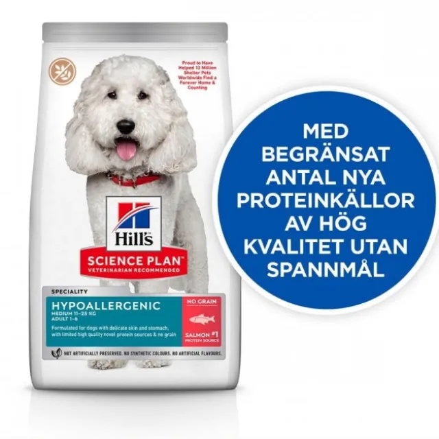 Hill's Science Plan Dog Adult Hypoallergenic Medium Salmon