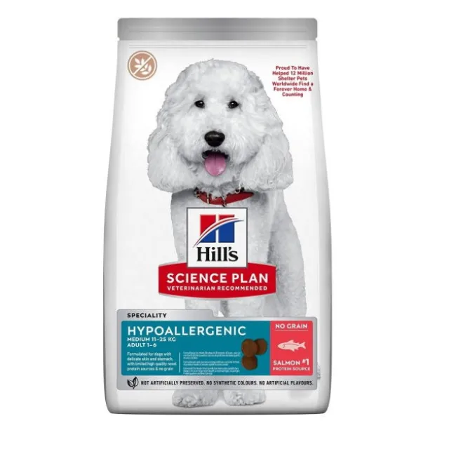 Hill's Science Plan Dog Adult Hypoallergenic Medium Salmon