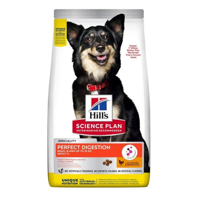 Hill's Science Plan Dog Adult 1+ Small & Mini Perfect Digestion Chicken & Brown Rice