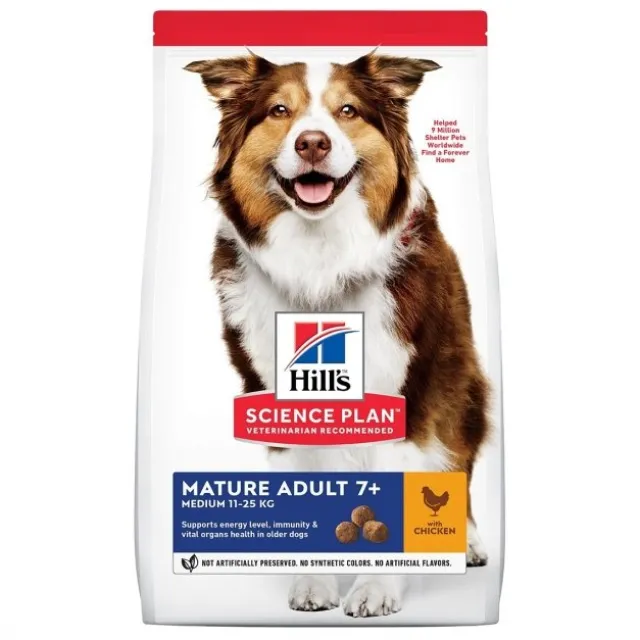 Hill's Science Plan Dog Mature Adult 7+ Medium Chicken