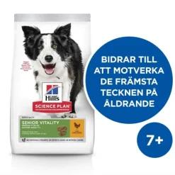 Hill's Science Plan Dog Mature Adult 7+ Senior Vitality Medium Chicken