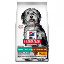 Hill's Science Plan Dog Perfect Weight & Active Mobility Adult Medium with Chicken 12 kg