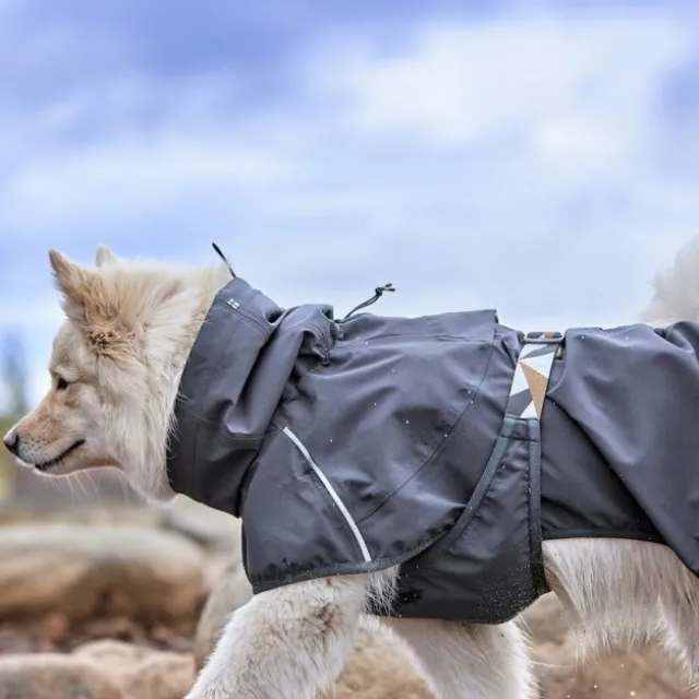 Hurtta Mudventure ECO Regnjacka Hund Svart