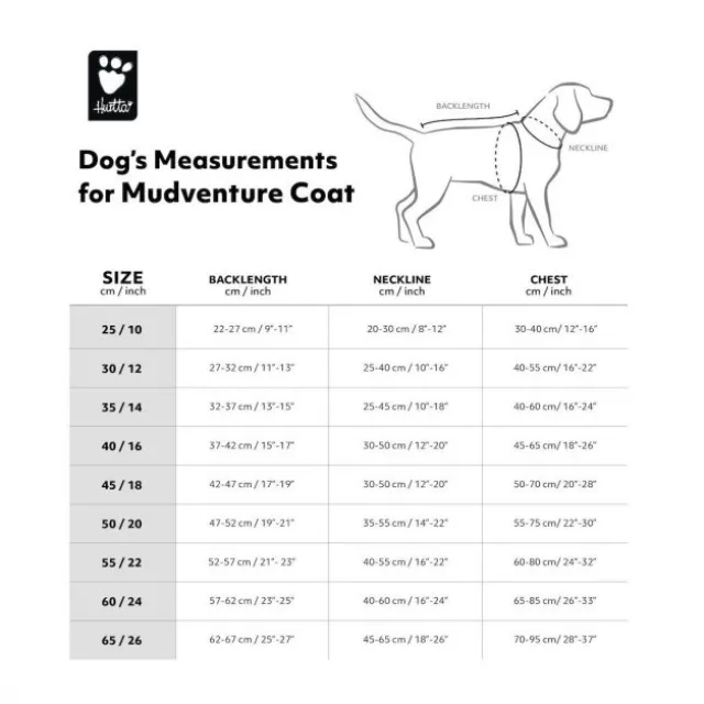 Hurtta Mudventure ECO Regnjacka Hund Svart
