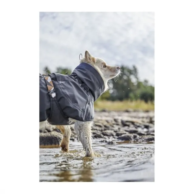 Hurtta Mudventure ECO Regnjacka Hund Svart