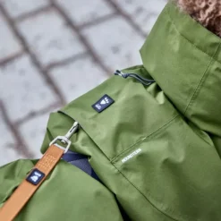 Hurtta Mudventure ECO Regnjacka till Hund Grön