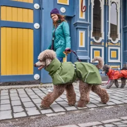 Hurtta Mudventure ECO Regnjacka till Hund Grön