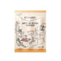 ItsyBitsy Cat Sticks Kyckling 3x6 g