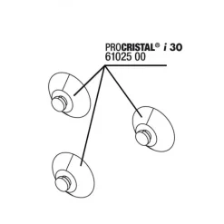 JBL ProCristal i30 Sugkoppar 3-pack
