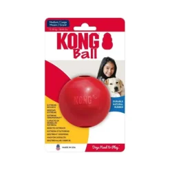 KONG Boll med Hål M-L Röd