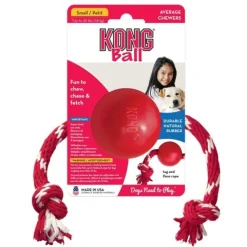 KONG Boll med Snöre S