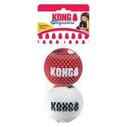 KONG Signature Sport Bollar L 8 cm 2-pack