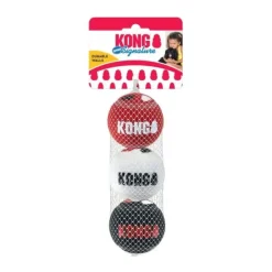 KONG Signature Sport Bollar M 6 cm 3-pack