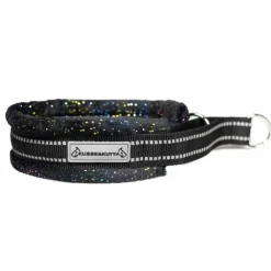 Kusse&Kutta Hundhalsband Brett Svart & Glitter
