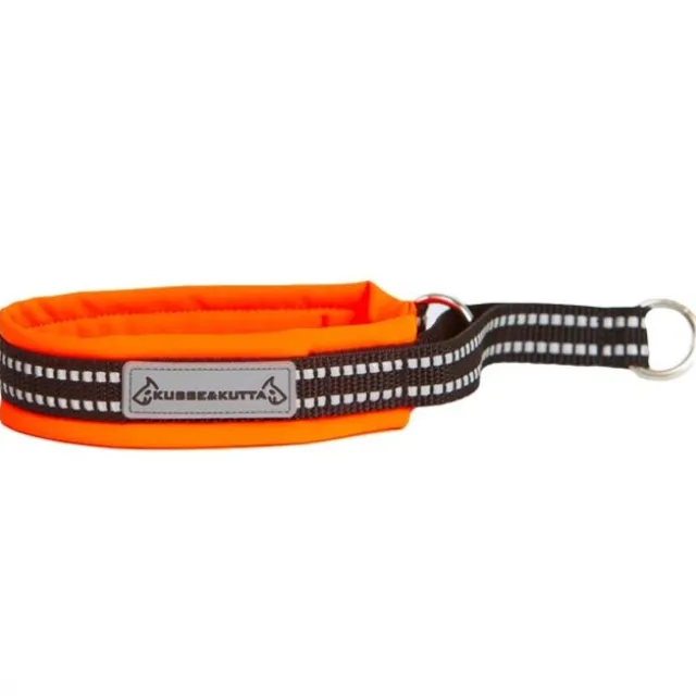Kusse&Kutta Hundhalsband Halvstryp Orange