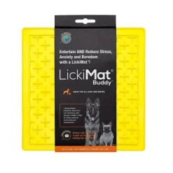 LickiMat Buddy Classic Slickmatta Gul 20 cm