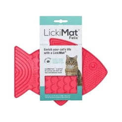 LickiMat Felix Slickmatta till Katt Rosa 22 cm