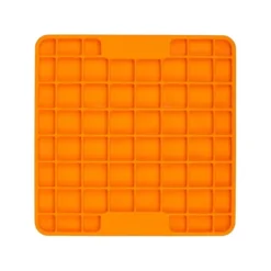 LickiMat Playdate Slickmatta Mini Orange 15 cm